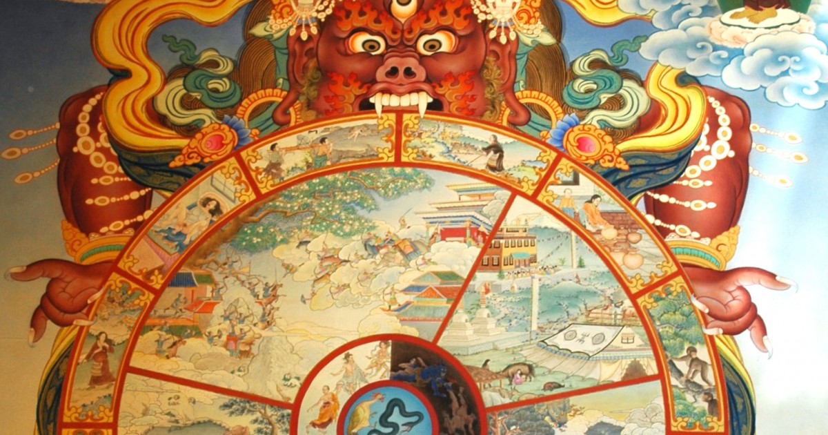 ≡ Lebensrad im Buddhismus • Russwurm